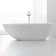 Baignoire îlot Cocoon en Solid Surface | Thalassor