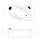 Baignoire balnéo d’angle KENYA ICONFORT | Thalassor