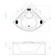 Baignoire balnéo d’angle SWEET ICONFORT | Thalassor