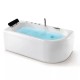 Baignoire balnéo asymétrique IRIS IMASSAGE | Thalassor