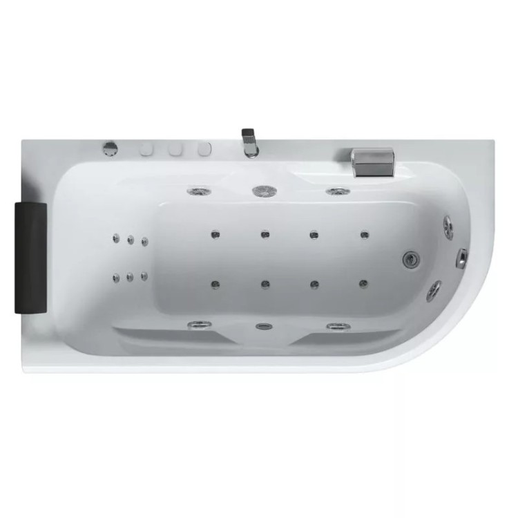Baignoire balnéo asymétrique IRIS IMASSAGE | Thalassor