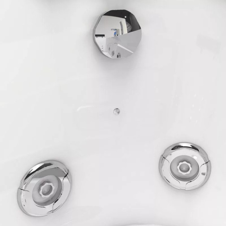 Baignoire balnéo asymétrique IRIS IMASSAGE | Thalassor
