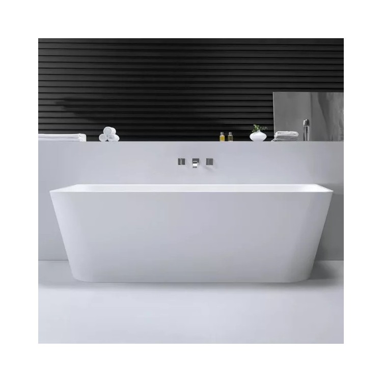 Baignoire semi-îlot LOVE en Solid Surface | Thalassor