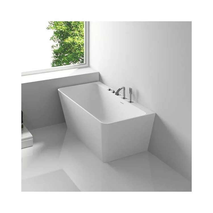 Baignoire semi-îlot LOVE en Solid Surface | Thalassor