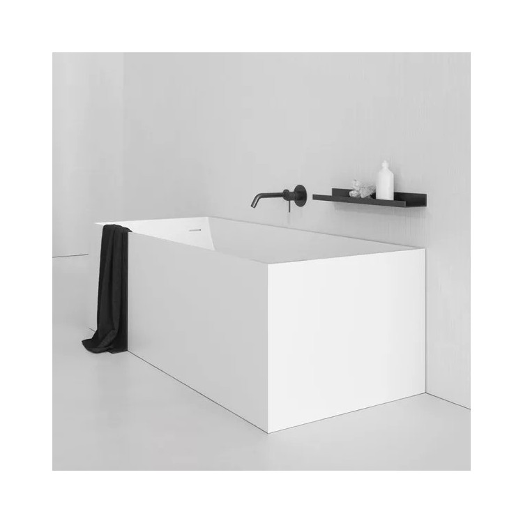 Baignoire îlot SQUARE en Solid Surface | Design rectangulaire | Thalassor