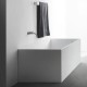 Baignoire îlot SQUARE en Solid Surface | Design rectangulaire | Thalassor