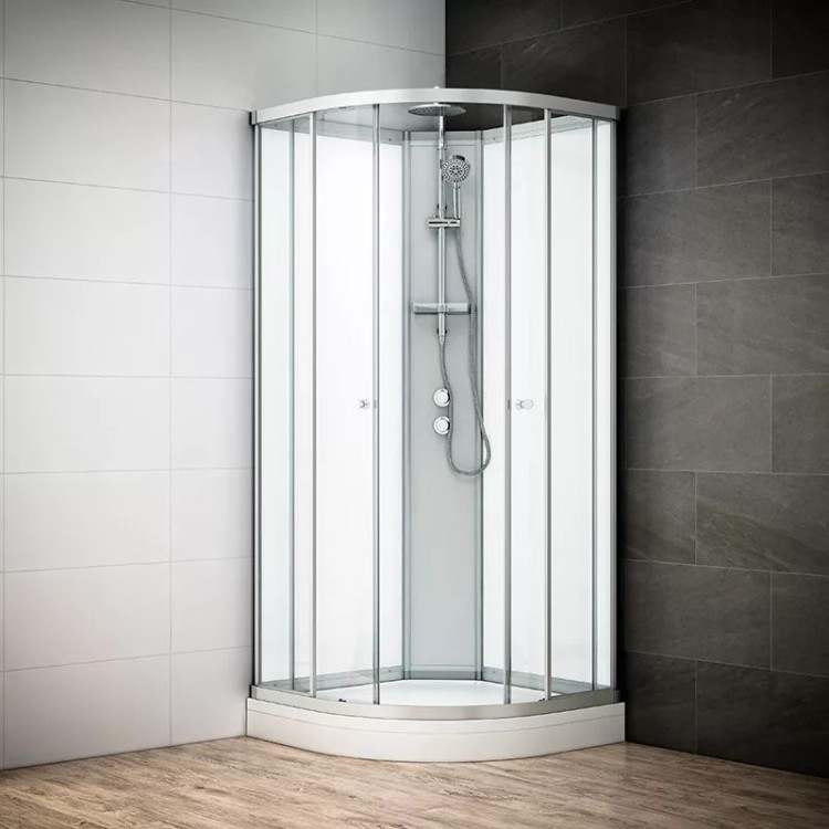 Cabine de douche d'angle SILVER | Optimisation de l'espace | Thalassor