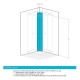 Cabine de douche d'angle SILVER | Optimisation de l'espace | Thalassor