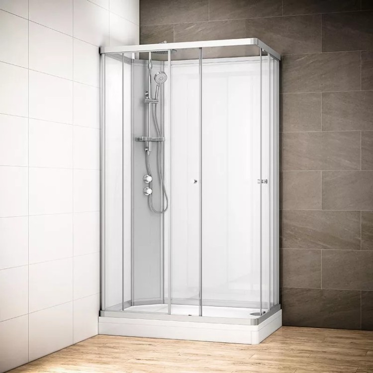 Cabine de douche rectangulaire SILVER | Design et fiabilité | Thalassor