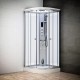 Cabine douche hammam d’angle SILVER | Thalassor