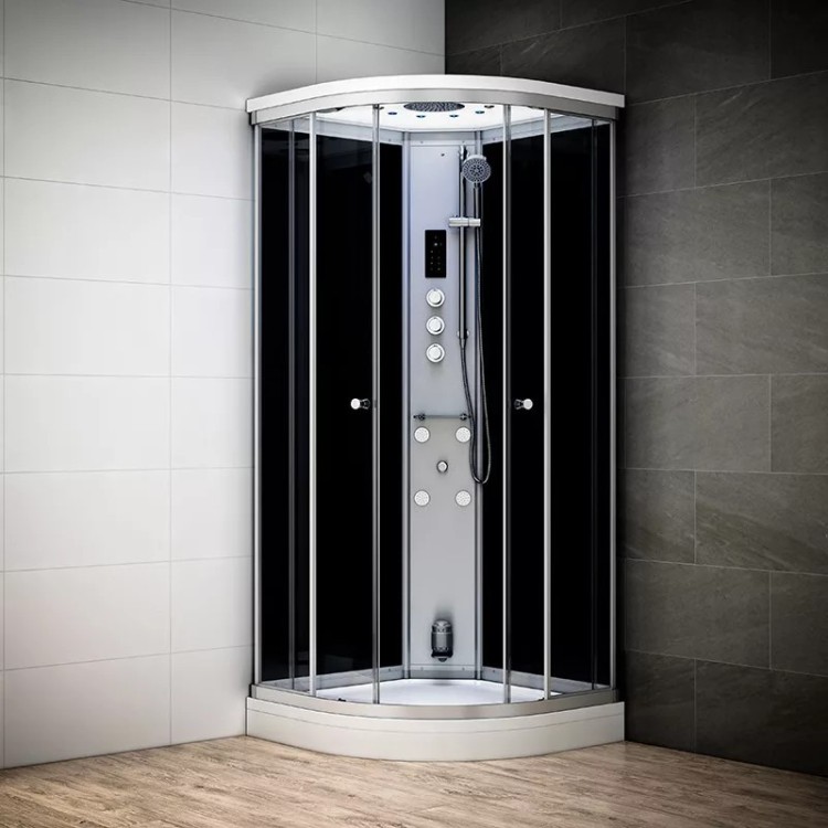 Cabine douche hammam d’angle SILVER | Thalassor