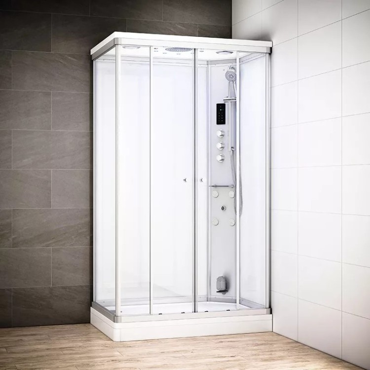 Cabine douche hammam rectangulaire SILVER | Thalassor