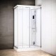 Cabine douche hammam rectangulaire SILVER | Thalassor