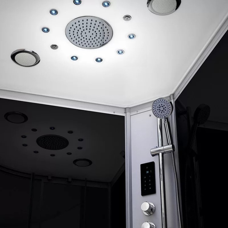 Cabine douche hammam rectangulaire SILVER | Thalassor