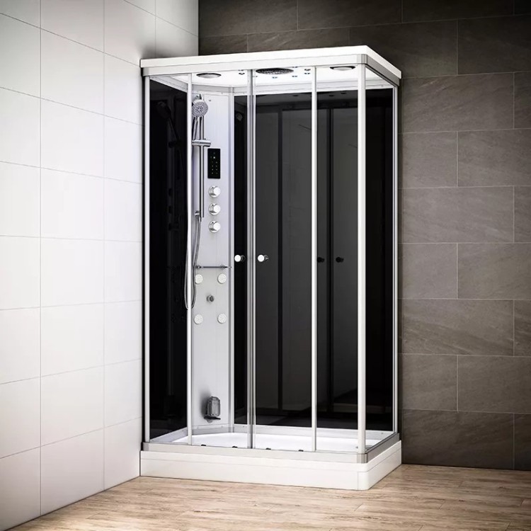 Cabine douche hammam rectangulaire SILVER | Thalassor