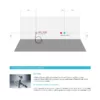 Baignoire balnéo rectangulaire IMASSAGE de 180 x 80 cm, équipée d'un puissant système Eau Air pour des moments de détente, disponible à l'achat et à la livraison.