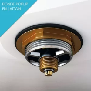 Baignoire îlot moderne en Solid Surface de la collection MATE, modèle LOUNGE 150, disponible à l'achat et à la livraison.