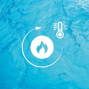 Baignoire balnéo d'angle AQUA IPOWER de 140 x 140 cm, équipée de 49 jets, d'un réchauffeur d’eau, d'un circuit EAU AIR AIR TURBO et de programmes de massage, avec Bluetooth, disponible à l'achat et à la livraison.