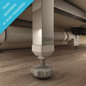 Baignoire îlot moderne en acrylique mesurant 160 x 78 cm, idéale pour une salle de bains contemporaine et disponible à l'achat avec livraison.