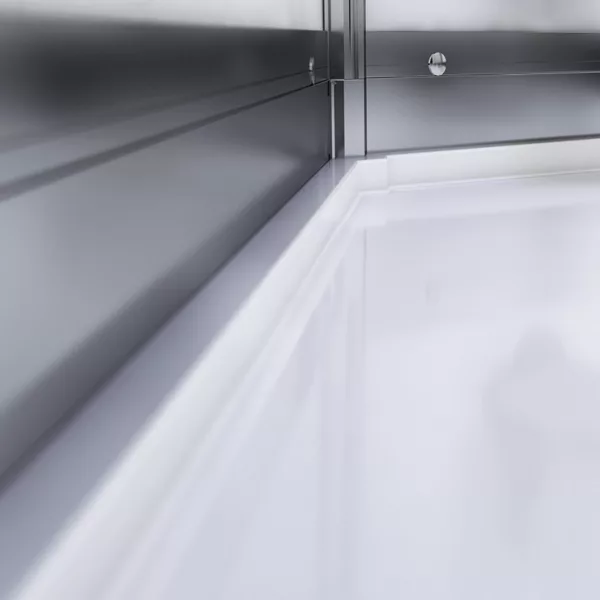 Cabine de douche hydro rectangulaire de 140 x 90 cm, finition noire, offrant une expérience de douche relaxante avec hydromassage, disponible à l'achat et à la livraison.