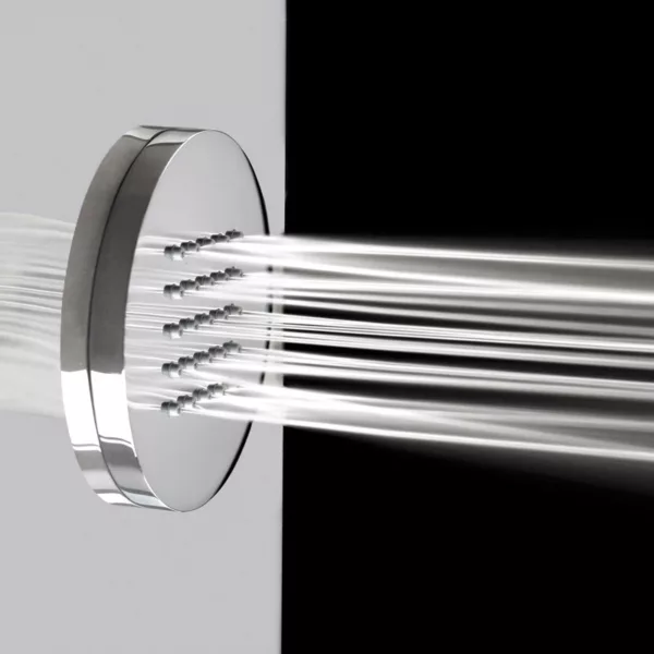 Cabine de douche Hydro d'angle de 100 x 100 cm en verre blanc, idéale pour un espace moderne et fonctionnel, disponible à l'achat et à la livraison.
