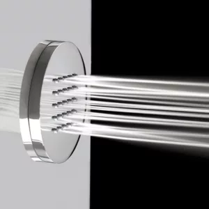 Cabine de douche hydro asymétrique blanche de 120 x 90 x 211 cm de la collection SILVER, idéale pour un confort et une détente optimale, disponible à l'achat et à la livraison.