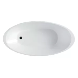 Baignoire îlot en acrylique mesurant 180 x 90 x 71 cm, offrant un design contemporain et confortable, disponible à l'achat et pour livraison.