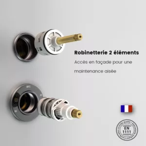 Cabine de douche asymétrique de la collection SILVER, mesure 120 x 90 cm, finition noire, idéale pour les espaces modernes, disponible à l'achat et livraison.