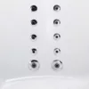 Baignoire balnéo d'angle IDYNAMIC de 150 x 150 cm, équipée d'un circuit EAU AIR AIR, fonction rinçage et séchage auto, Bluetooth et pompe puissante, idéale pour 2 personnes. Disponible à l'achat et à la livraison.