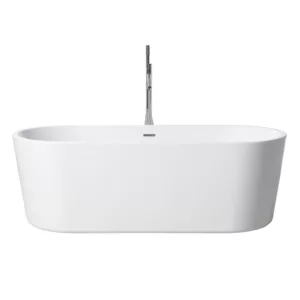 Baignoire îlot en acrylique SERENA, dimensions 177 x 80 x 58 cm, idéale pour un design moderne et élégant, disponible à l'achat et à la livraison.