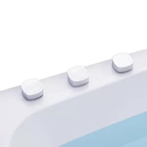 Baignoire balnéo rectangulaire de 170 x 80 cm, série IMASSAGE, équipée d'un système Eau Air et d'une pompe puissante, disponible à l'achat et à la livraison.