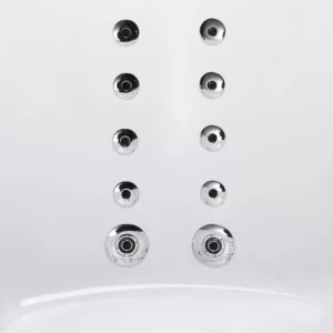 Baignoire balnéo rectangulaire IDYNAMIC de 170 x 85 cm, équipée d'un circuit EAU AIR AIR, fonction rinçage, séchage auto, Bluetooth et d'une pompe puissante, disponible à l'achat et à la livraison.