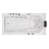 Baignoire balnéo rectangulaire NEOS IPOWER de 170 x 85 cm, équipée de 49 jets, d'un réchauffeur d'eau, d'un circuit EAU AIR AIR TURBO et de programmes de massage, avec option Bluetooth, disponible à l'achat et à la livraison.