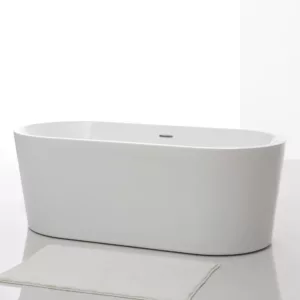 Baignoire îlot en acrylique modèle SERENA, dimensions 177 x 80 x 58 cm, idéale pour un confort moderne dans la salle de bain, disponible à l'achat et à la livraison.