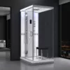 Douche Hammam rectangulaire URBAN mesurant 120 x 90 x 215 cm, idéale pour une expérience de douche luxueuse, disponible à l'achat et à la livraison.